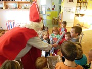 Mikuláš, čert a anděl ve školce